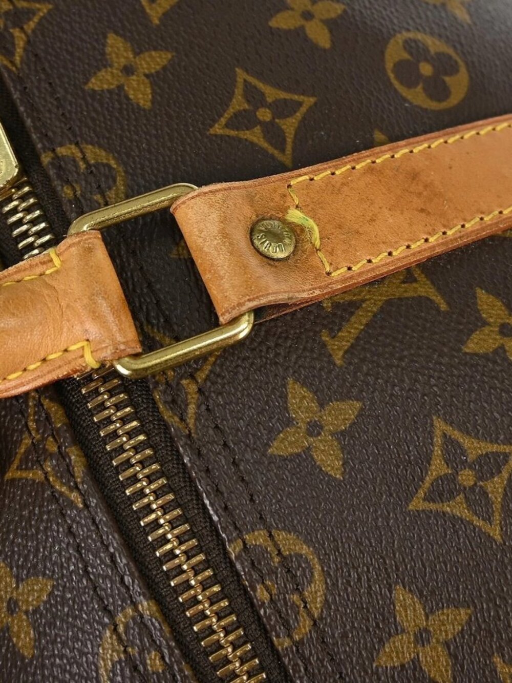 LOUIS VUITTON KEEPALL 55 TRAVEL HANDBAG MONOGRAM - Picture 10 of 16